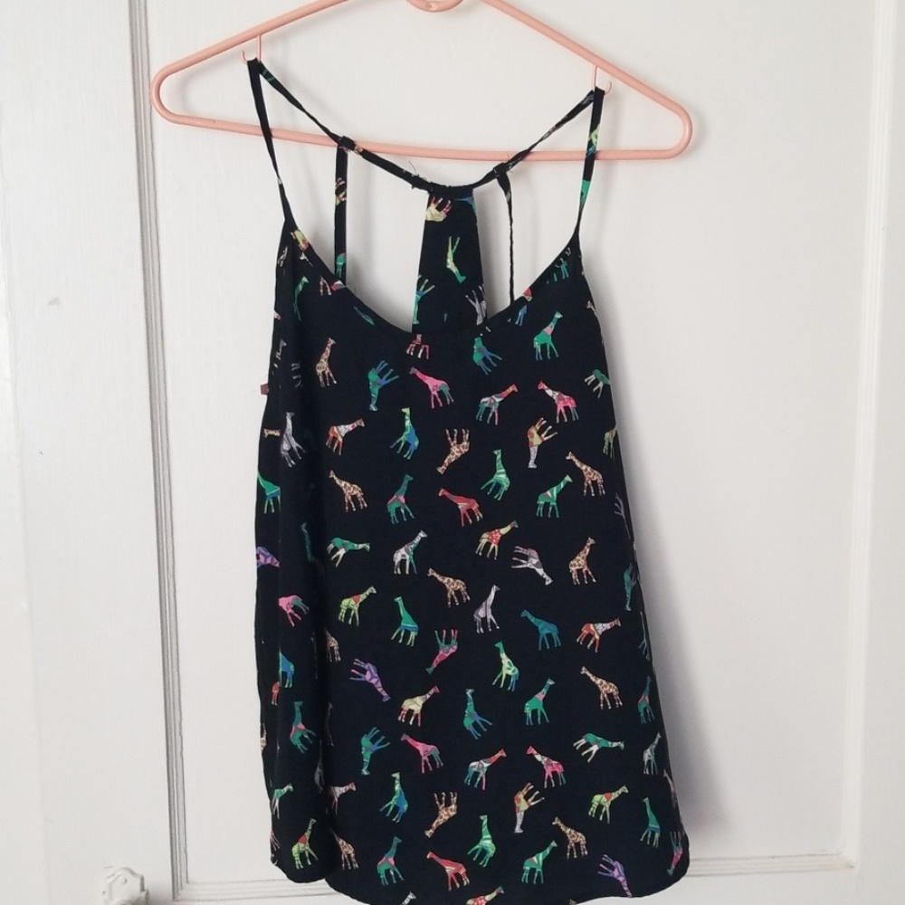 Flowy giraffe shirt